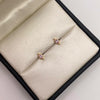 Topos Circon Rosado Oro amarillo 18k 0,65 Gr / 3,8 mm
