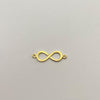 Herraje Infinito liso Oro amarillo 18k 1 Gr / 2,4 Cm