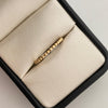 Anillo bolas lisas  Oro amarillo 18k / Talla 5 / 1,45 Gr
