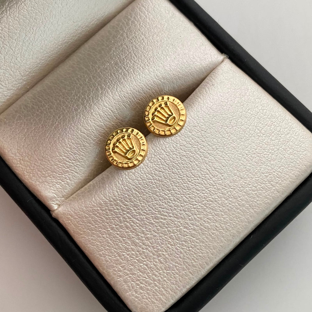 Topos Corona Rx Oro amarillo 18k 0,7 Gr / 7,8 mm