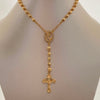 Rosario Niña Maria Casting Oro amarillo 18k 12,70 Gr / 4 mm / 60 Cm Broche 0,40