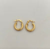 Candonga Entorchada Oro amarillo 18k 1,25 Gr / 1,3 Cm