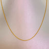 Cadena It Mini Cubana Oro amarillo 18k 1,55 Gr / 1,3 mm / 50 Cm