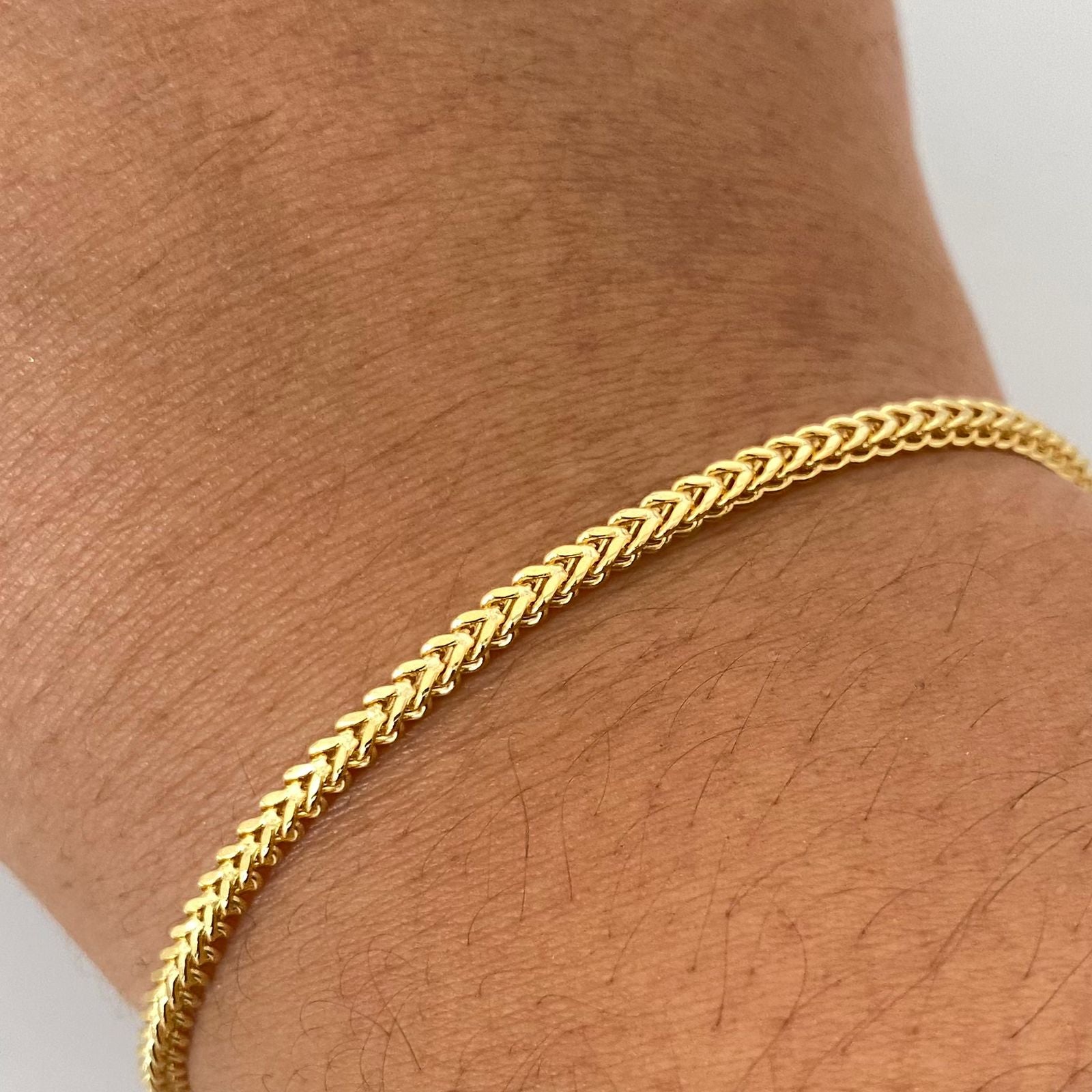 Pulso It franco Oro amarillo 18k +1 / 3,35 Gr / 2,2 mm / 20,5 Cm