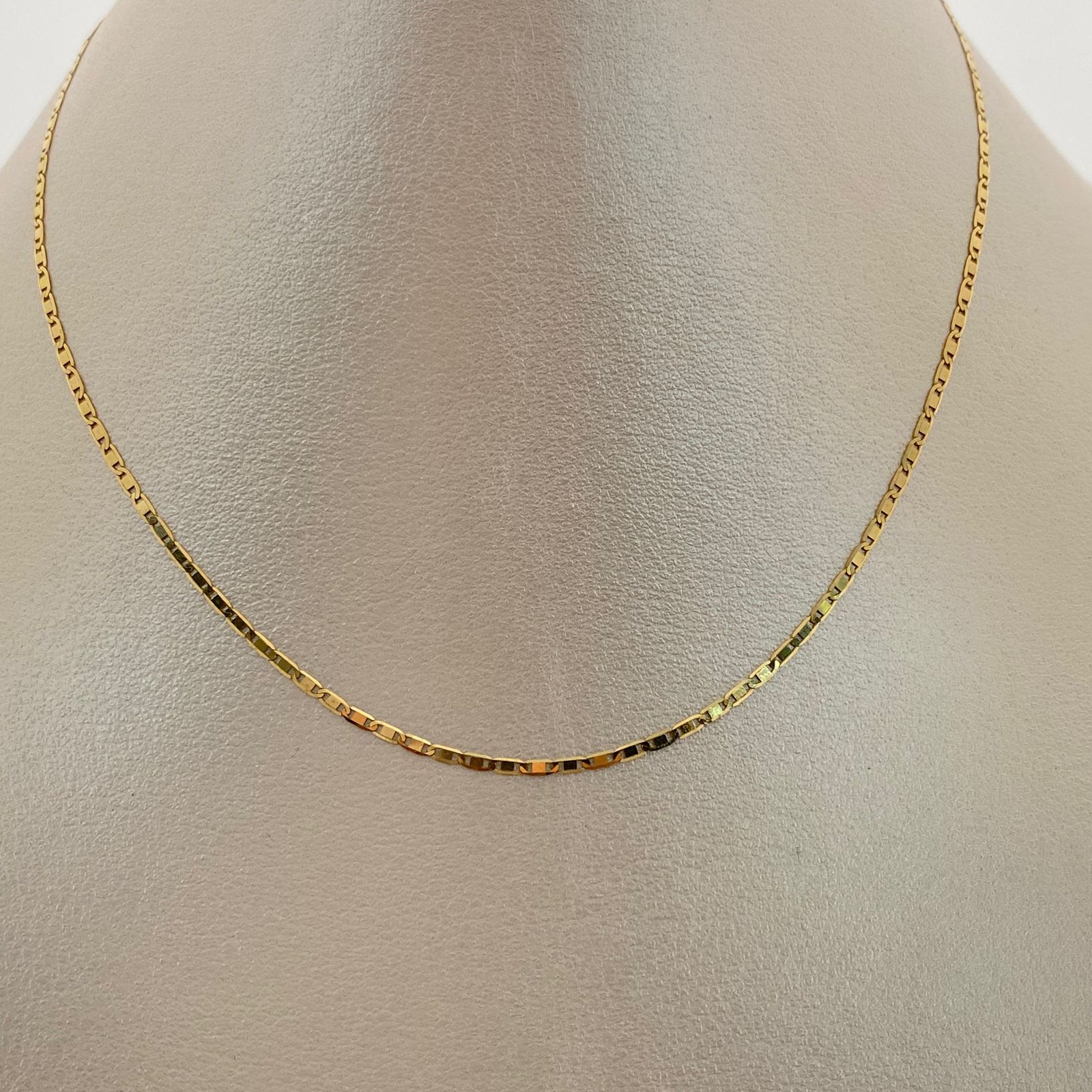 Cadena It Plana Lisa Oro amarillo 18k 2,1 Gr / 1,4 mm / 50 Cm