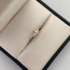 Anillo Solitario Oro amarillo 18k / Talla 6 / 0,95 Gr / 0,9 mm