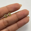 Topos Corona rx circon Oro amarillo 18k 0,8 Gr / 7,1 mm