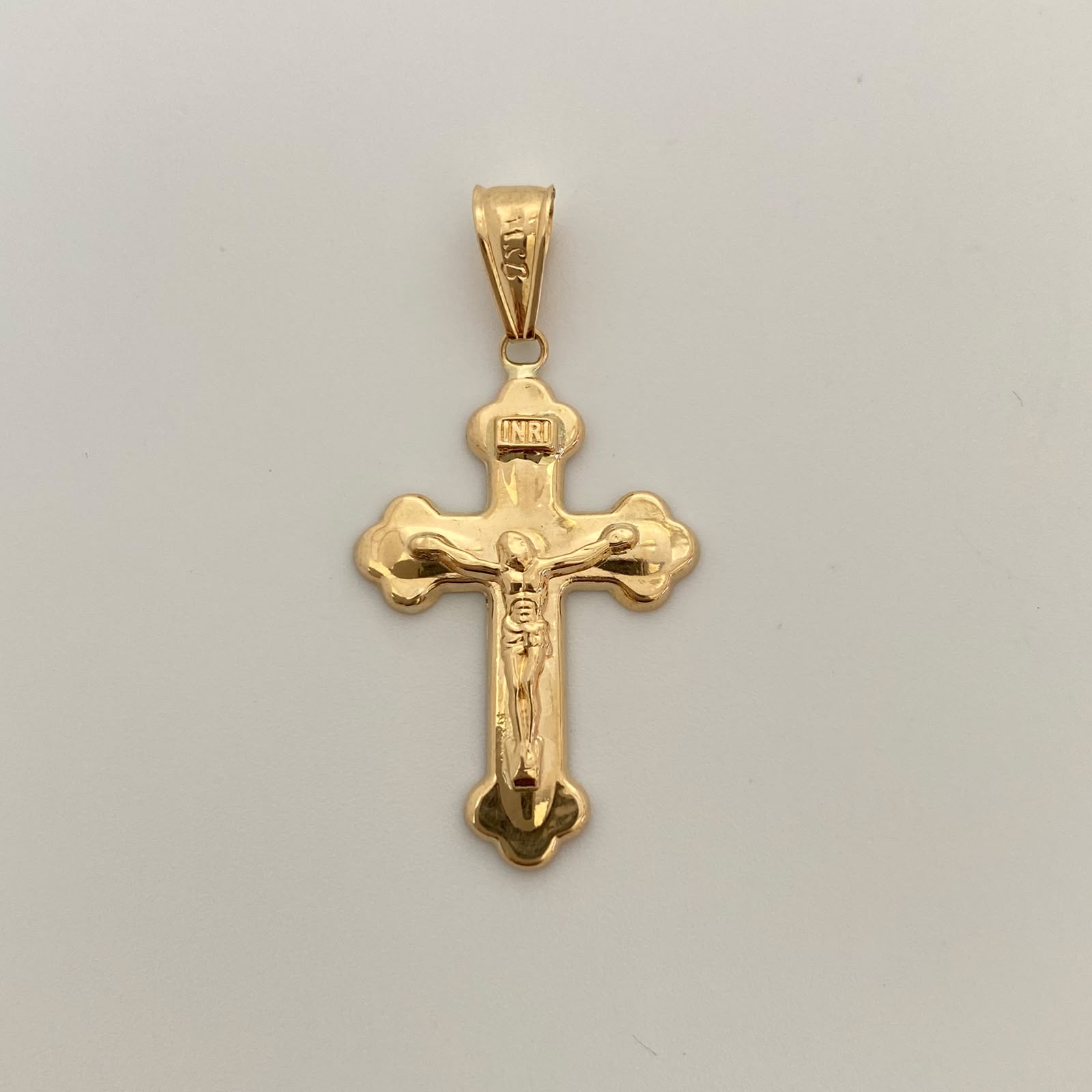 Dije Cruz Cristo Oro amarillo 18k 1,85 Gr / 21,2 mm / 4,1 Cm