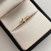 Herraje Mini Cruz Oro amarillo 18k 0,2 Gr / 1,4 Cm
