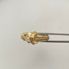 Anillo Caballo trenza Matte Oro amarillo 18k / Talla 11 / 6,75 Gr / 5,8 mm