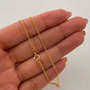 Cadena It Mini Cubana Oro amarillo 18k 1,5 Gr / 1,4 mm / 50 Cm