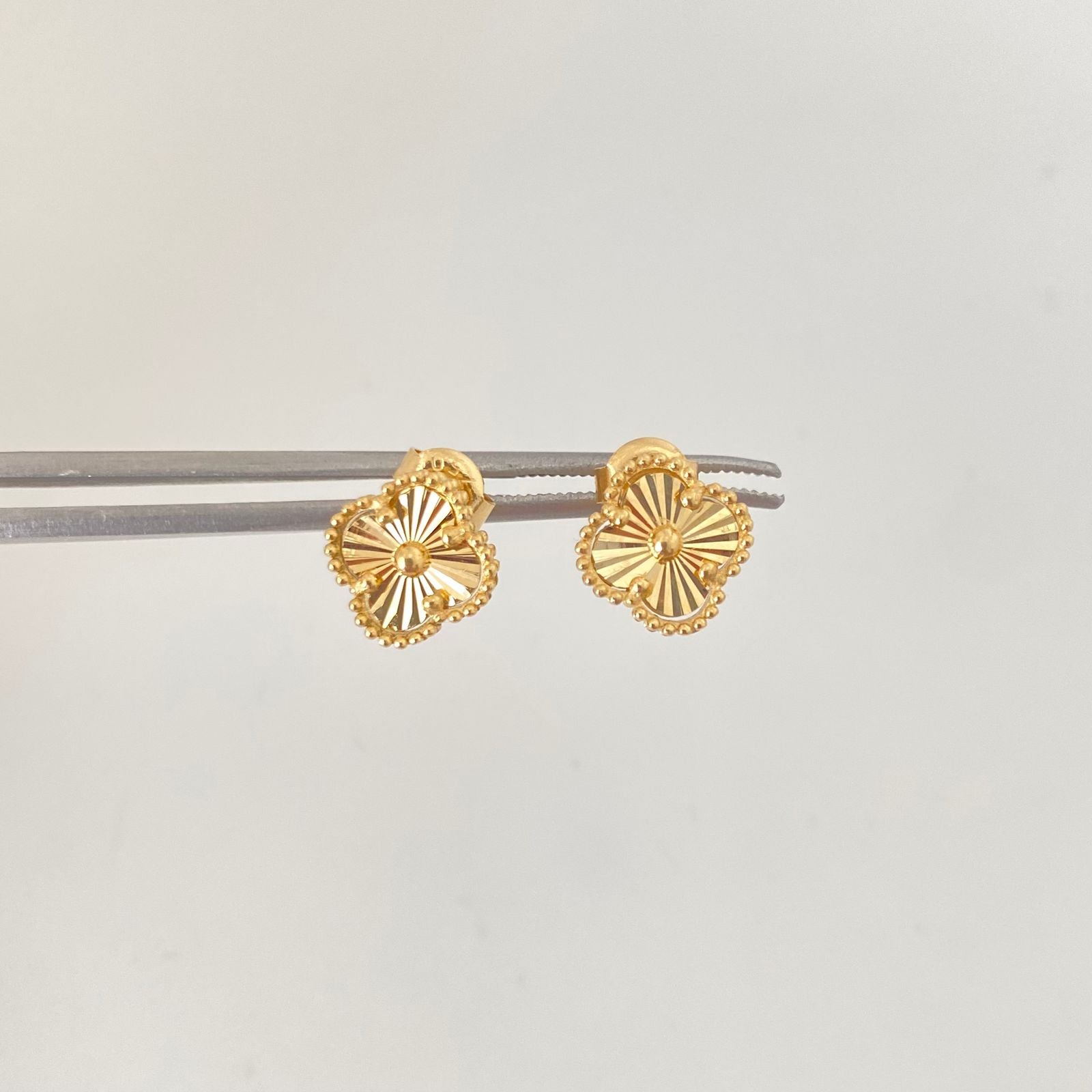 Topos It trebol diamantado Oro amarillo 18k +4 / 2,25 Gr / 8,7 mm