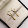 Candonga gota Oro amarillo 18k 0,58 Gr / 2,5 Cm