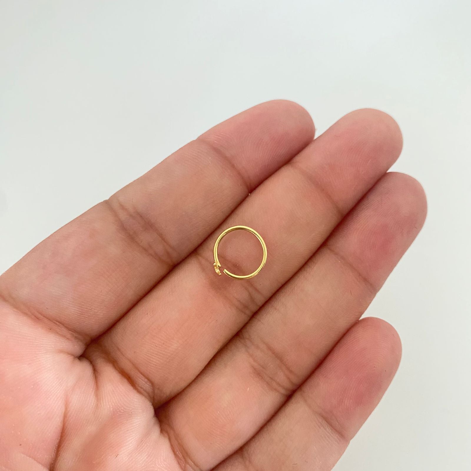 Piercing aro luna ( joya ) Oro amarillo 18k 0,3 Gr