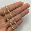 Cadena Rustica Barriles  Oro amarillo 6,80 Gr / 3,1 mm / 60 Cm Broche 0,40