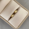 TOPOS CARRO CIRCONES ORO AMARILLO 18K 0,8 GR / 6,4 MM
