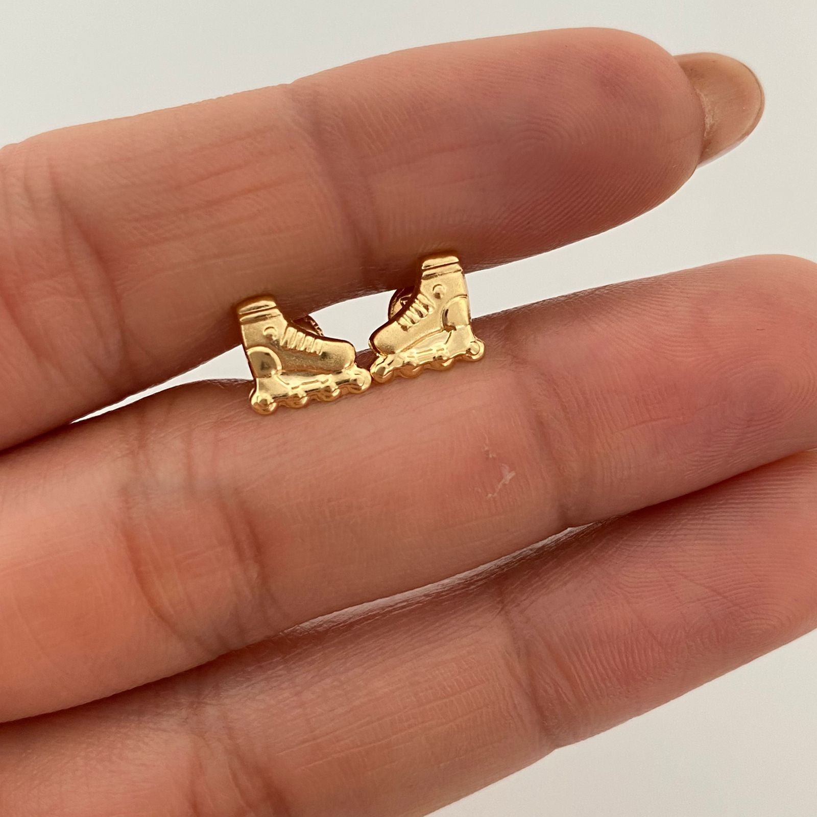 Topos patines  Oro amarillo 18k 0,7 Gr / 7,8 mm