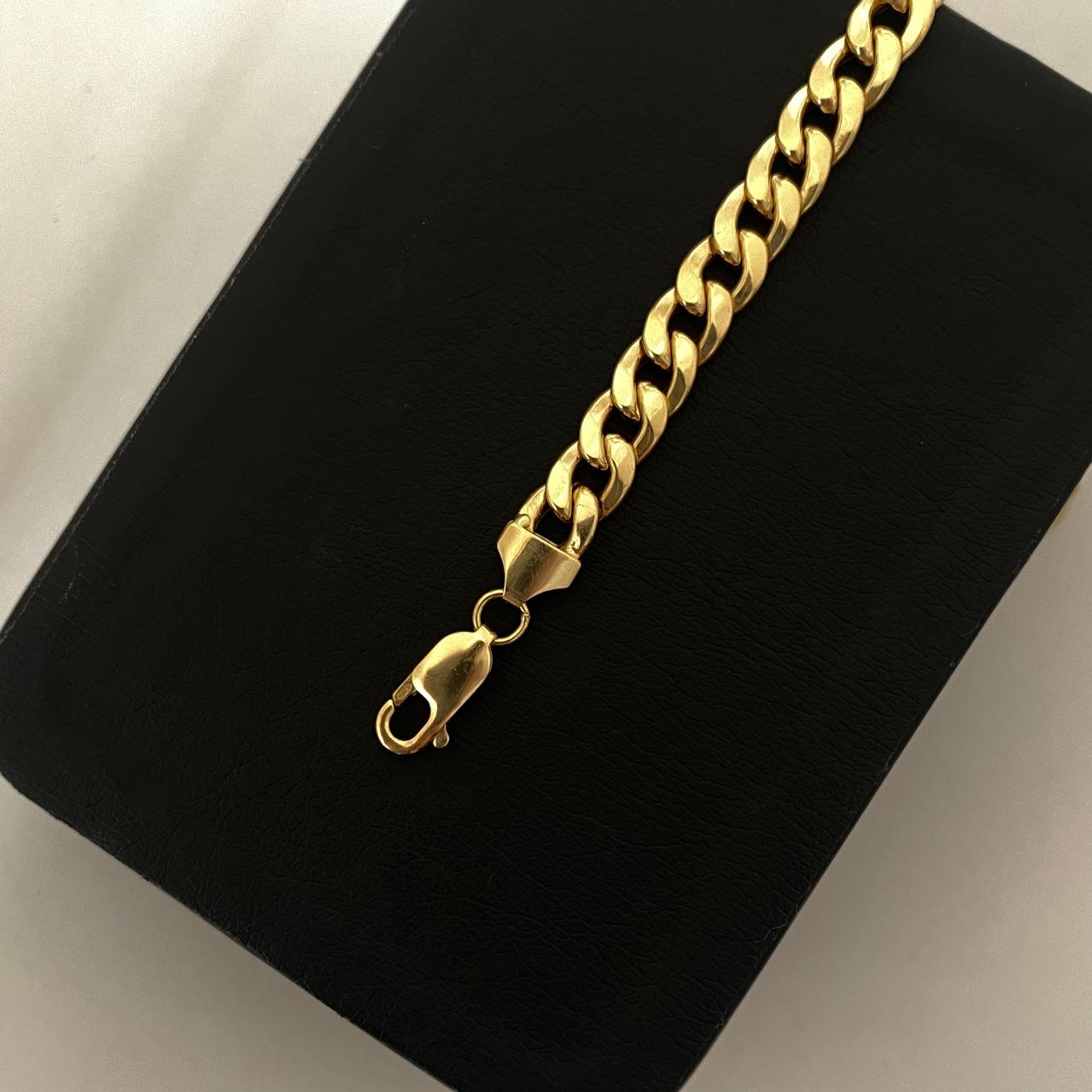 Pulso It cubano Oro amarillo 18k +1 / 6,5 Gr / 6,8 mm / 21 Cm