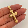 Dije Cruz Cristo Oro amarillo 18k 1,85 Gr / 21,2 mm / 4,1 Cm