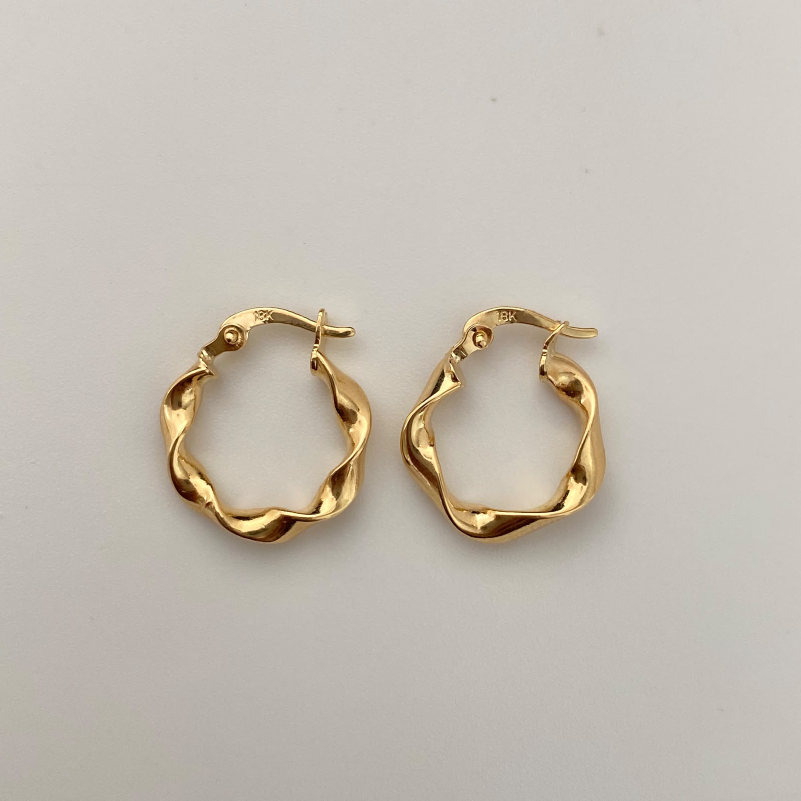 Candonga Entorchada Oro amarillo 18k 1,25 Gr / 1,7 Cm