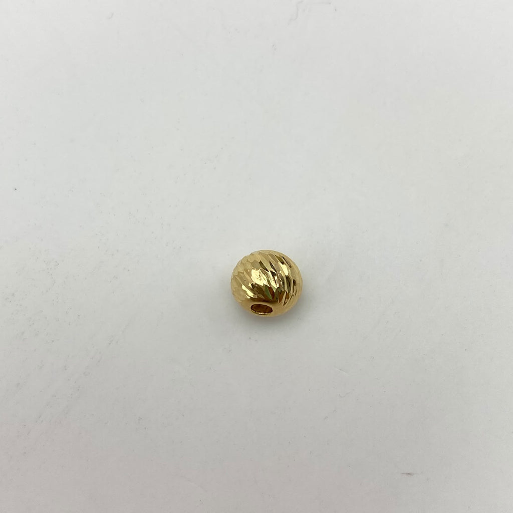 Bola Diamantada 8mm Oro amarillo 18k 0,25 Gr