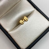 Topos Grano de cafe Oro amarillo 18k 0,5 Gr / 5 mm