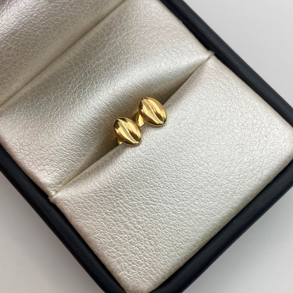 Topos Grano de cafe Oro amarillo 18k 0,5 Gr / 5 mm