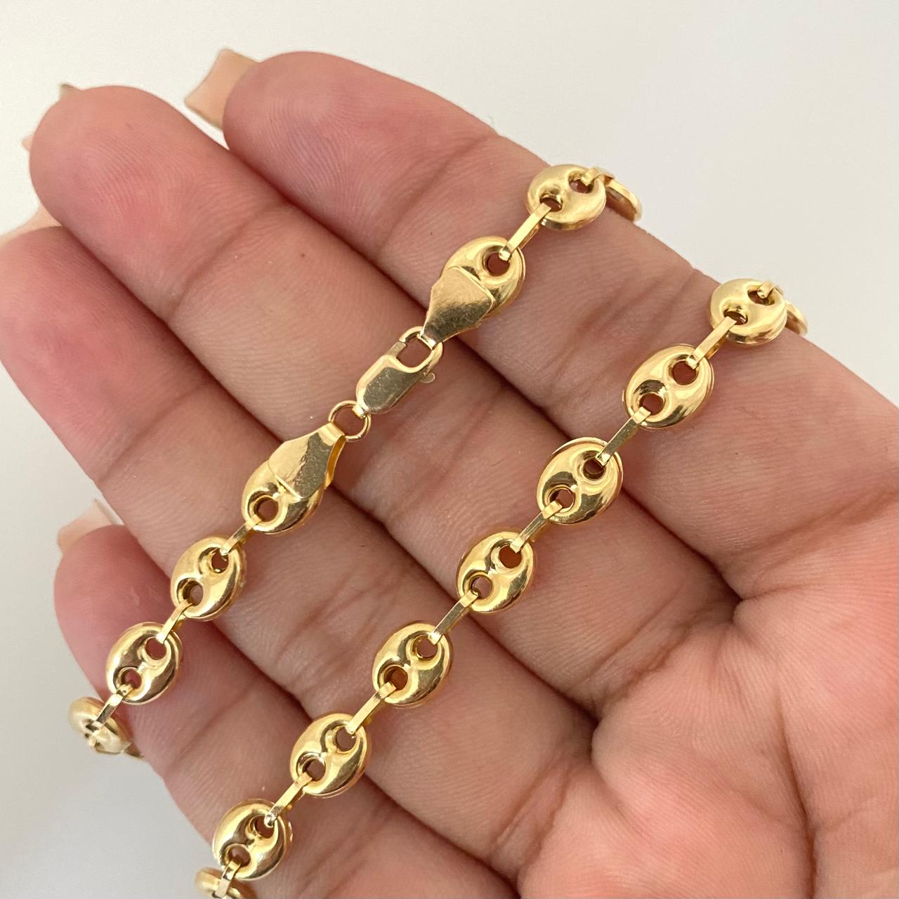 Cadena gc Oro amarillo 18k 15,40 Gr / 6,4 mm / 62 Cm Broche 0,80