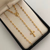 Rosario Gc Virgen Milagrosa Oro amarillo 18k 6,95 Gr / 3,4 mm / 60 Cm Broche 0,40