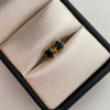 Topos Circon Negro Oro amarillo 18k 0,75 Gr / 5,1 mm