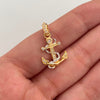 Dije Ancla Casting Blanco Oro amarillo y Oro blanco 18k 1,85 Gr / 13,5 mm / 2,5 Cm