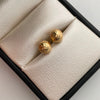 Topos Bola Diamantada 7mm Oro amarillo 18k 0,95 Gr
