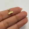 Dije Ojos de santa lucia Oro amarillo 18k 0,3 Gr / 10,8 mm / 1 Cm