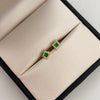 Topos Cuadro Casting Verde Oro amarillo 18k 0,75 Gr / 5 mm