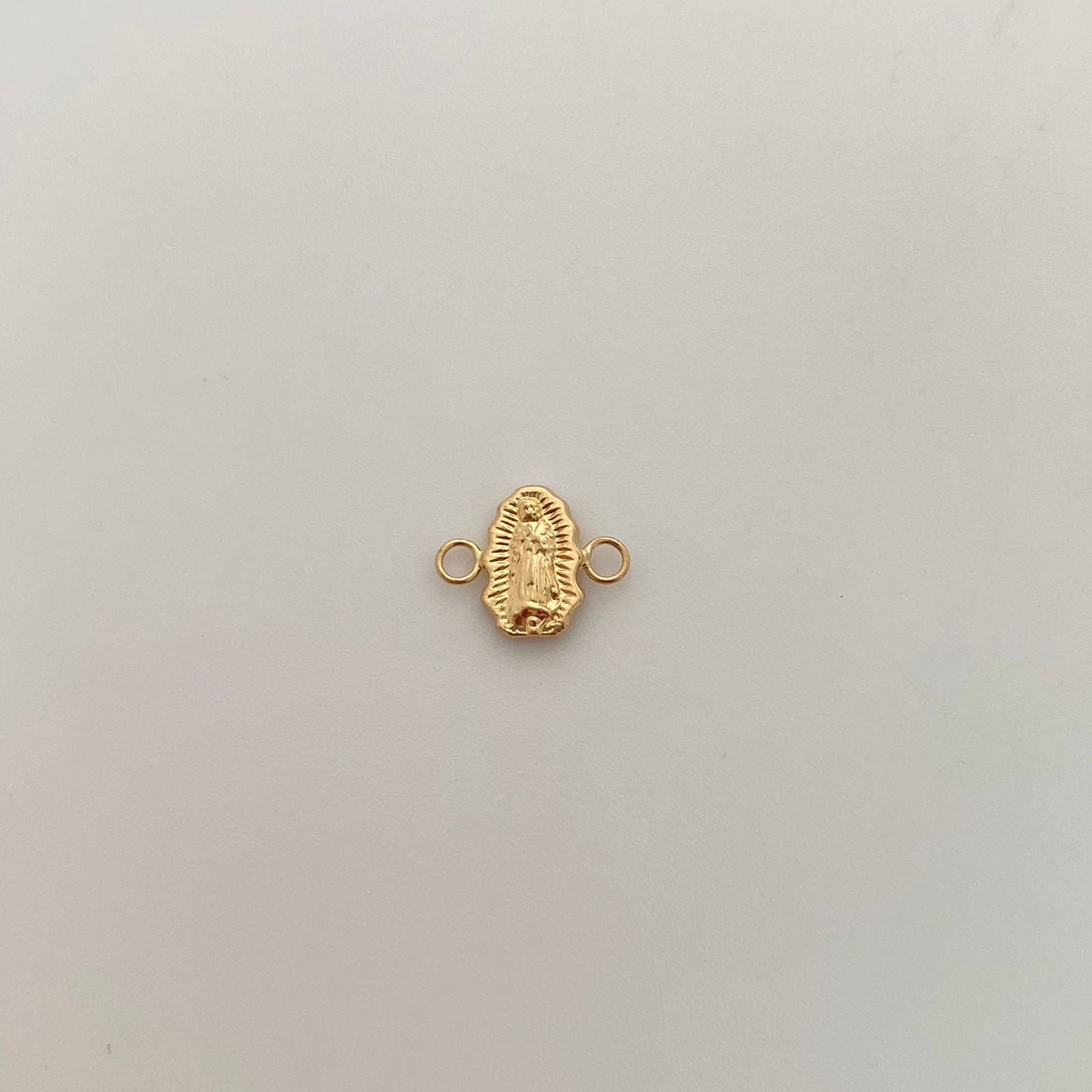 Herraje Guadalupe Silueta Oro amarillo 18k 0,4 Gr / 1 Cm