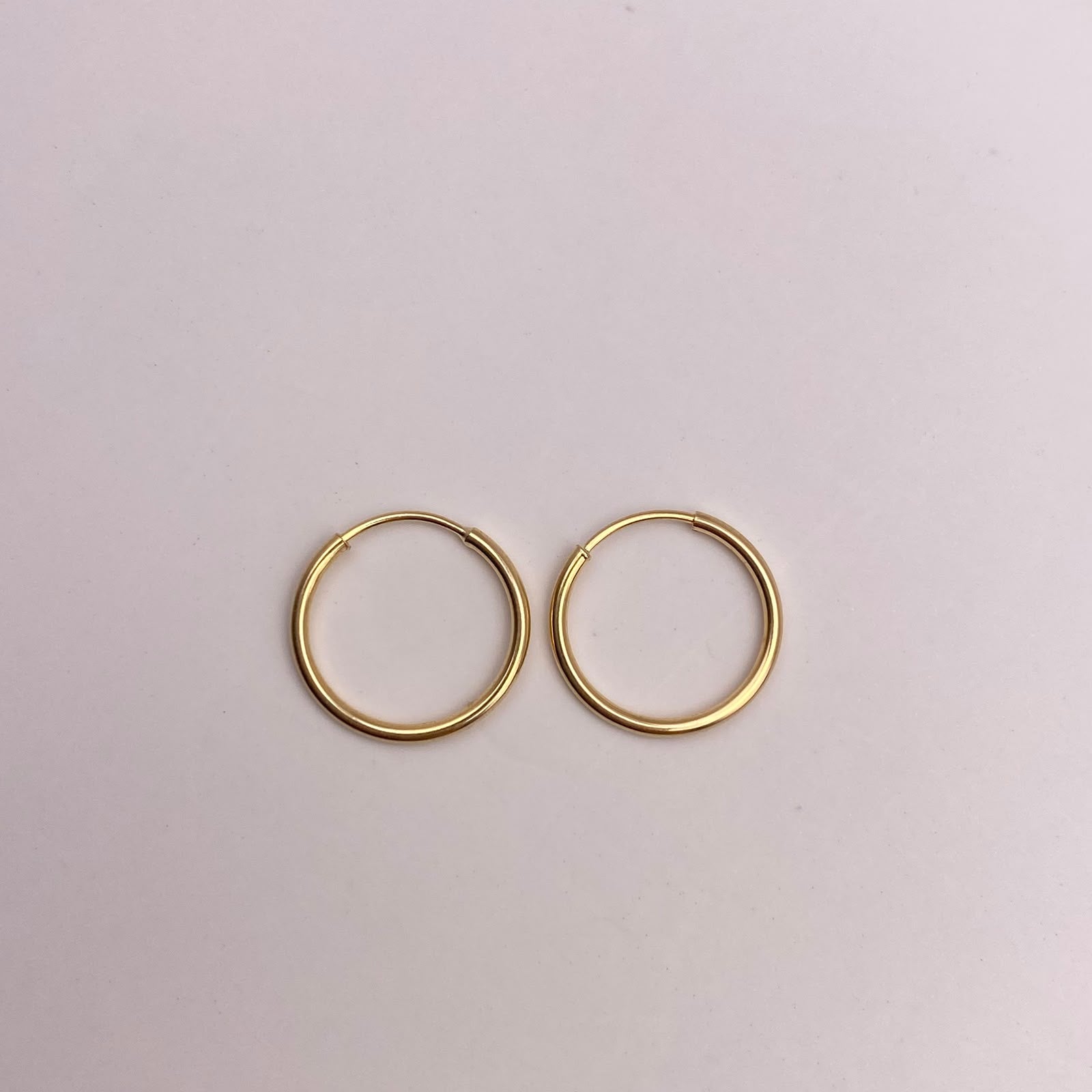 Candonga imperdible Oro amarillo 18k 0,56 Gr / 1,2 Cm