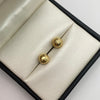 Topos bola diamantada 8mm Oro amarillo 18k 1,10 Gr