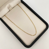 Cadena It escalera  Oro amarillo 18k 2,5 Gr / 1,6 mm / 45 Cm