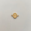 Herraje Virgen Milagrosa  Oro amarillo 18k 0,65 Gr / 1,2 Cm