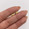 Topos Tortuga diamantada Oro amarillo 18k 0,5 Gr / 7,9 mm