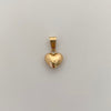 Dije Corazon Inflado Oro amarillo 18k 1,2 Gr / 14,4 mm / 2,1 Cm