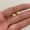 Topos Corazon Borde Oro amarillo 18k 0,75 Gr / 8,1 mm