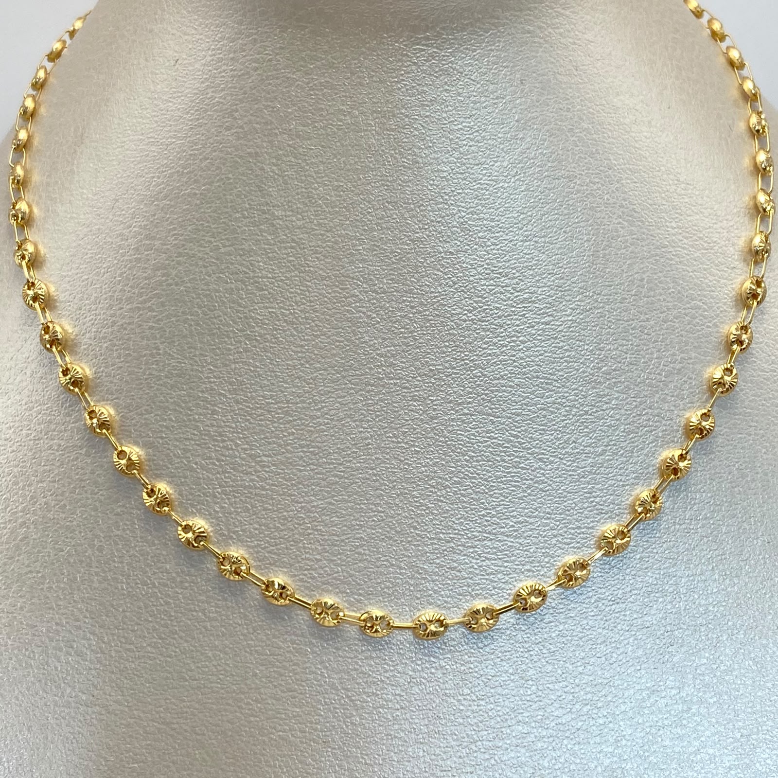 Cadena Gc Diamantada Oro amarillo 6,95 Gr / 3,3 mm / 50 Cm Broche 0,40