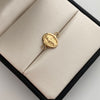 Herraje Virgen Milagrosa  Oro amarillo 18k 0,65 Gr / 1,2 Cm