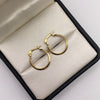 Candonga lisa Oro amarillo 18k 0,92 Gr / 1,8 Cm