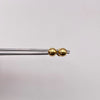 Topos bola lisa 6mm Oro amarillo 18k 0,65 Gr