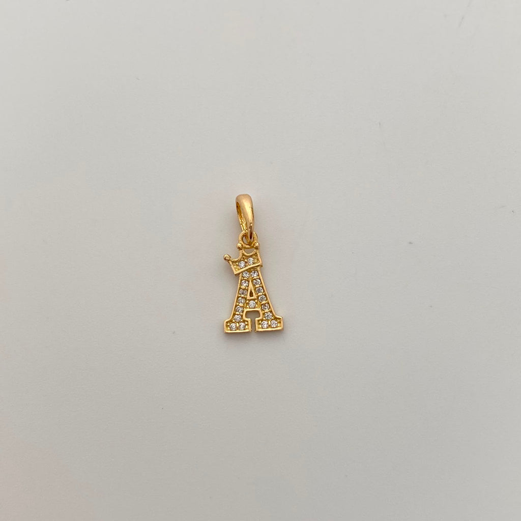 Dije Letra A Casting Oro amarillo 18k 0,85 Gr / 8 mm / 2 Cm