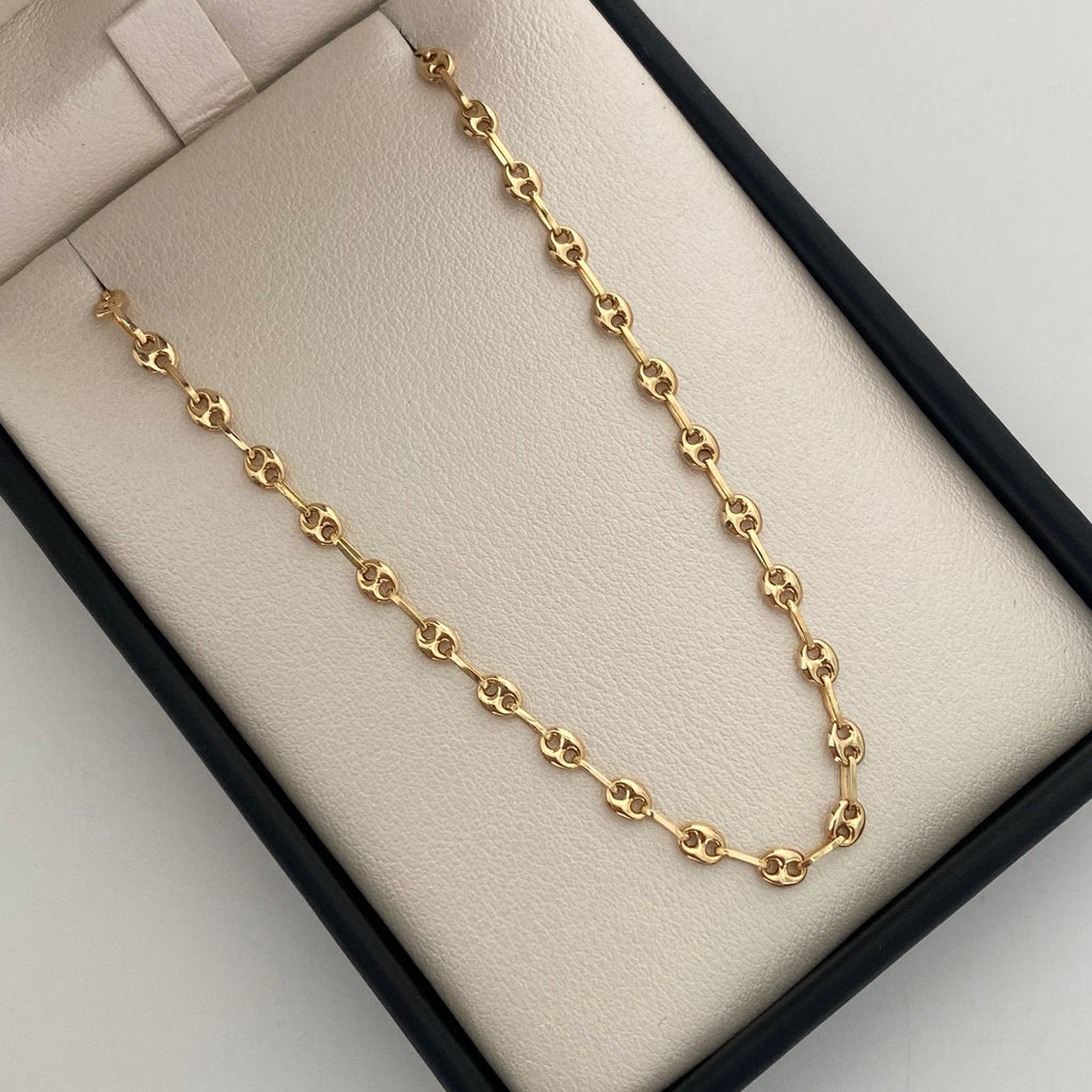Cadena Baby Gc Oro amarillo 18k 5,05 Gr / 3,3 mm / 50 Cm Broche 0,30