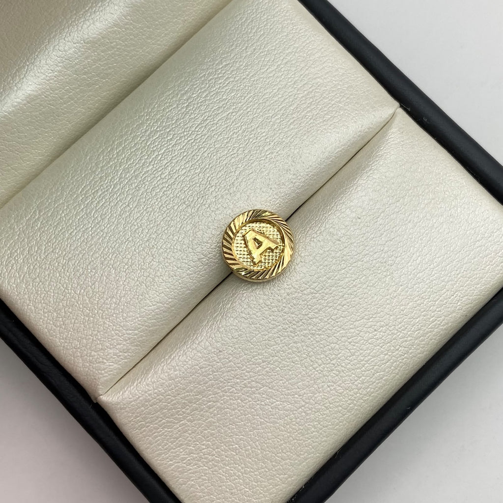 Herraje tambor letra A Oro amarillo 0,5 Gr / 1 Cm