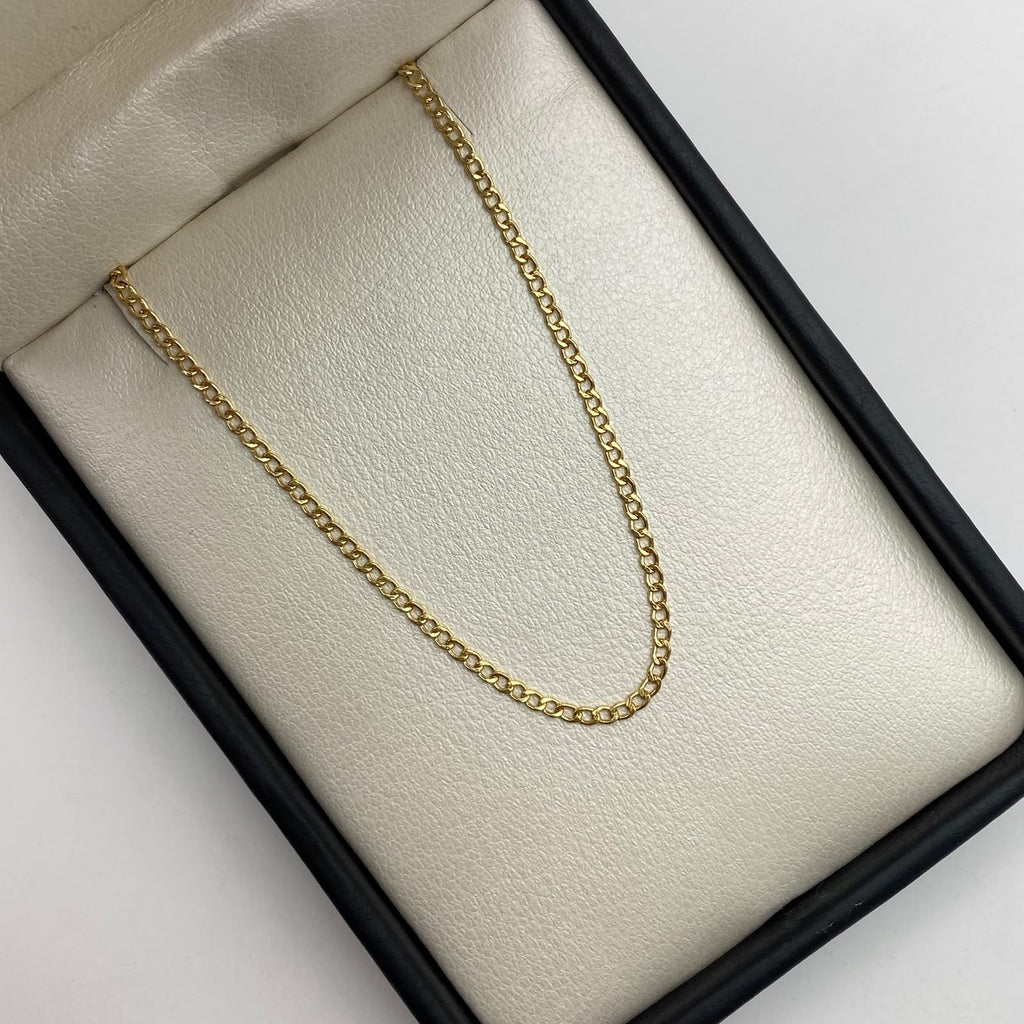 Cadena It Mini cubana Oro amarillo 18k 2,75 Gr / 1,9 mm / 60 Cm